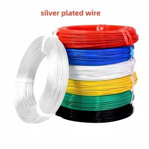 PTFE 실버 도금 와이어, 고온 저항, 20 18 11AWG, 접지 코일, m, 10m