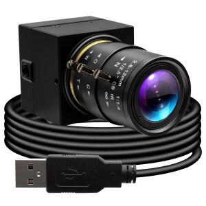 2.8-12MM 가변 초점 렌즈 저조도 웹캠 회의용 H.264 컴퓨터 카메라 WINDOWS용 플러그 앤 플레이 / LINUX MAC ANDROID