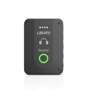 LEKATO 무선 인이어 모니터 시스템 MS-02, 가수, 밴드, 전용) 무대를 페어링, 대기 교회, 모니터링 짧은 하나, 2.4G 스테레오 자동 (수신기 위한 수신기 IEM 시간, 업그레이드된