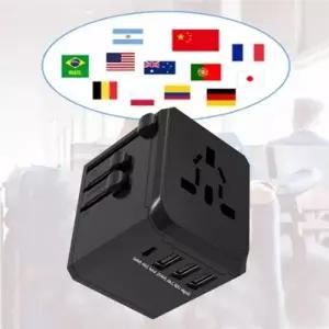 USB 충전 여행용멀티어댑터 해외 돼지코 전세계 C타입
