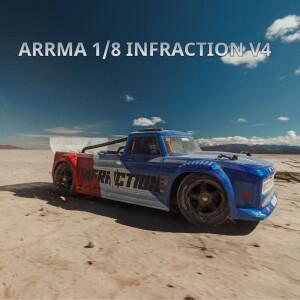 ARRMA INFRACTION V4 스트리트 스포츠카 1/8 무선 조종 전동 브러시리스 bldc 모델 RC카 성인 취미가족용