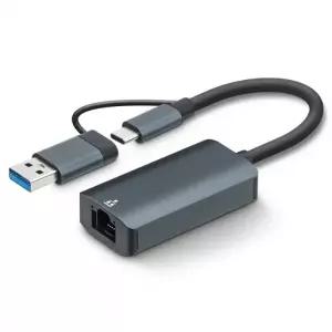 7NC 랜카드 허브 기가비트 USB 유선 노트북 필수 랜포트 기가랜 (NCH-704)