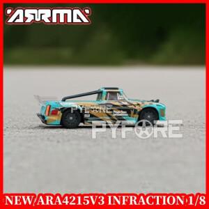 ARRMA ARA4215V3 인프랙션 1/8 RC 드리프트 자동차 전동 무선 조종 장난감 남아용 4륜 플랫 브러시드