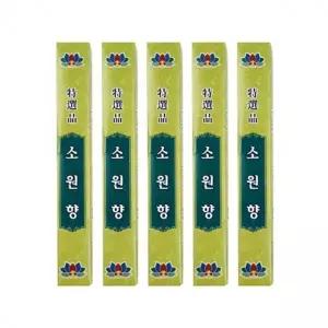 롯데 소원향 40g 5P 제사 차례 추모 향불 향피우기