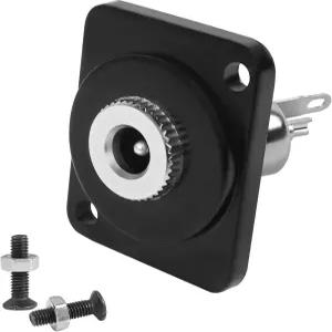QianRENON 55mm 패널 마운트 어댑터 DC55 암2핀 솔더 단자 커넥터 소켓 50V3A XLR 카메라 셋톱박스 LED용