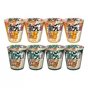 일본 닛신 우동 8개 (템푸라 우동 4개 + 키츠네 유부우동 4개)