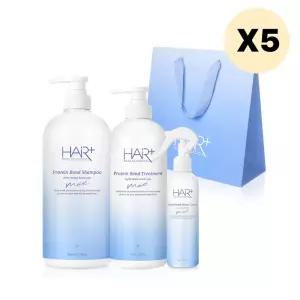 헤어플러스 샴푸 선물 세트 건성모발 보습 단백질 X 5 BNS
