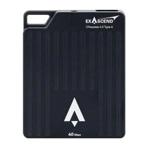 엑센드 니트로 CF익스프레스 4.0 타입 A 케이스, USB4, 카드 40GBPS, 리더, 알루미늄 써멀 패드