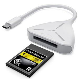 CFEXPRESS 타입 B 카드 리더기, USB 아님) 윈도우 3.2 태블릿, 호환, (GEN /맥 (XQD 카드용이 어댑터, /안드로이드와 10GBPS, 노트북, /리눅스 스마트폰용 16 /15, USB-C 2)