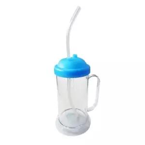 병원 빨대컵 400ml 1P 환자 입원 요양원 물 어린이