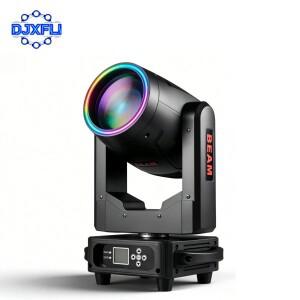 295W 14R 빔 무빙 헤드 RGBW DMX512 조명 제어 사운드 활성화 플레이 DJ 웨딩 파티, 음악 콘서트용