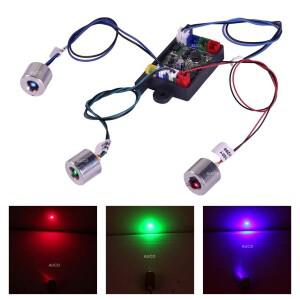 Φ18mm/0.7인치 레드-100mW RGB 레이저 다이오드 드라이버, 건사이트 디스코 DJ 파티 프로젝터 무대 조명용