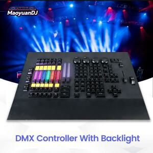 백라이트가 있는 전문 DMX 컨트롤러, 다크 호스 플랭크 PC 스테이지 조명 콘솔 DJ, 디스코, 바, 쇼용