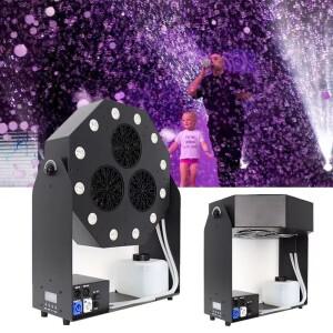120W LED 버블 머신 DMX512 리모컨 웨딩 스프레이어 RGBW 무대 효과 장비  파티 DJ 디스코 이벤트용