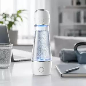 Coms 수소수제조기 OH539 휴대용 텀블러 280ml USB충전 5분제조 수소수보틀