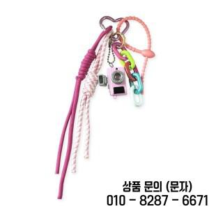 귀여운 미니어처 사랑스러운 버클 카메라 모양의 다채로운 키체인 커플 펜던트 로프 작은 선물