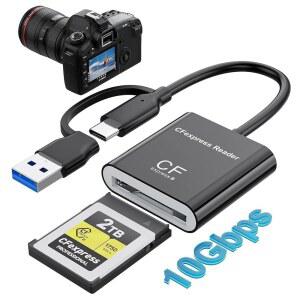 CFEXPRESS 타입 B 카드 리더, USB LINUX, 10GBPS, 어댑터 /15, USB-C 2 카메라(XQD 2-IN-1 제외) /16 GEN 17 태블릿, ANDROID, WINDOWS, 3.2 및 USB-A