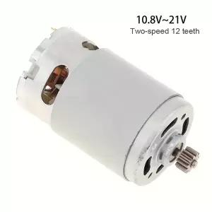 전기 드릴/전기 드라이버용 RS550 DC 모터 1개 12개 톱니 10.8V/12V/14.4V/21V 21500-29000RPM