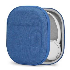 소니 WH-CH510 WH-CH520 MDR-ZX300 MDR-ZX310 MDR-XB200 등과 호환되는 지크리아 쉴드 헤드폰 케이스 하드쉘 여행용 휴대용 가방을 케이블 스토리지(블루)로 교체합니다