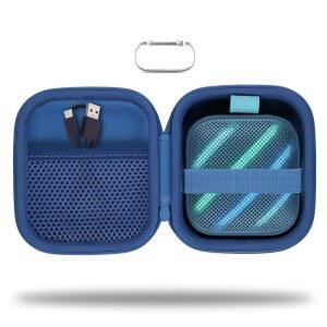 ANKER 사운드코어 붐 고 3I 휴대용 블루투스 스피커 하드 보호 케이스 여행용 케이스 교체(다크 블루 케이스)용 CO2CREA