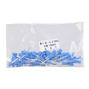 전오 PG 핀터미널 소포장 2.5SQ 1봉-100EA in-410538와이어콘넥 전선커 단자 압착 넥터 전기자재 넥타 따기