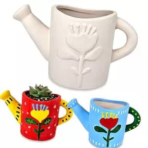 채색화분 물조리+다육식 만들기 공예재료 미술수업 색칠하기 만들기DIY 놀이키트 놀하기 만들기교구 DIY만