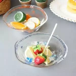 아델리아 레터링 화채볼 3p세트 2color 샐러드볼