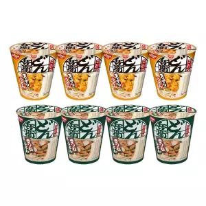 일본 닛신 우동 8개 (템푸라 우동 4개 + 키츠네 유부우동 4개)