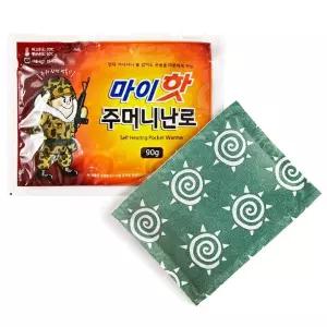 핫팩 국내산 10개 주머니 난로 90g 15시간 손손난로 군용 휴대용 국산 국산손