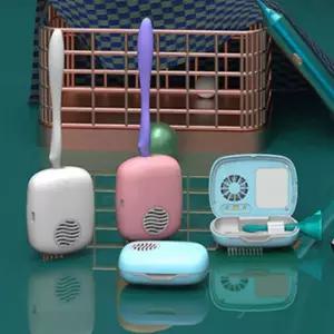휴대용 칫솔 살균기 여행용 관리 UV LED 건조팬 케이블충전 KC인증 1인 C타입산 케이스 미니 용기 건조
