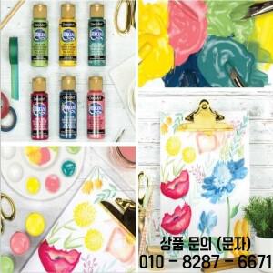 미국은 금속 벽 목재 아크릴 페인트 유체 용 DecoArt 무광택 59ml를 수입합니다.
