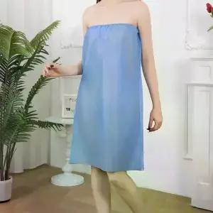 일회용 목욕 가운 욕실 마사지 사우나 스트랩리스 브라 특대형 두꺼운