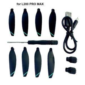 10가지 스타일의 세트 플라스틱 블랙 윈드 블레이드 키트 액세서리 L200 PRO 용 팬 모델 포함