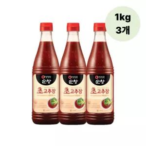 청정원 주부 요리 초고추장 1kg X 3개 음식 대용량 마트