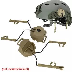 바이크 오토바이 반모헬맷 전술 헤드셋 브래킷 Ops 코어 헬멧 ARC 레일 어댑터 세트 Comtac II 소음 차단
