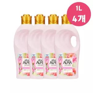 샤프란 섬유유연제 대용량 윌유메리미 1L 4개 오래가는 향균
