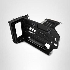 쿨러 마스터 수직 GPU 카드 홀더 키트 V3 PCIe 4.0 5.0 마더보드 RTX 5090 RX 9070 XT ABS 케이스 165mm 길이 E-ATX 마이크로 ATX 케이스용 모듈러 조정 가능