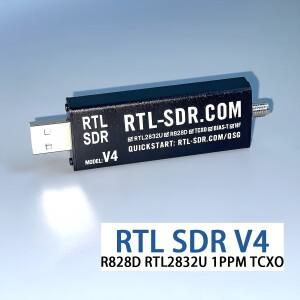 RTL-SDR 블로그 V4 R828D RTL2832U 1PPM 소프트웨어 라디오 수신기