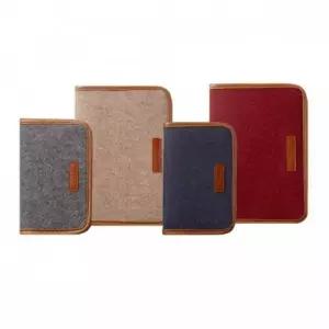 페브릭 가죽 파우치 다이어리 메탈릭저널 멀티플저널 138x196mm 불렛