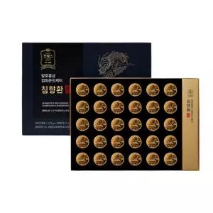 BAZE  컴파운드케이 홍삼 침향환 3.75g x 30환 국내산 6년근 발효홍삼 건강환 진웰스 선물세트