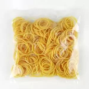노란줄 고무줄 4cm 포장 사무용 다용도 탄력 도끈