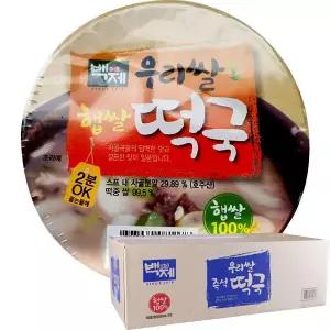 백제식품 백제 우리쌀 즉석 떡국16개 1박스