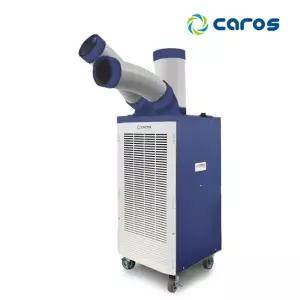 캐로스 2구 이동식에어컨 CPC-F4000B 실외기없는 산업용 공업용 업소용 공장형 자바라 창고 공사현장