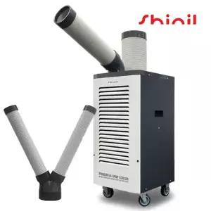 신일 국산 1 2구 이동식에어컨 SMA-PC3700G_2 실외기없는 산업용 공업 업소용 공장 자바라 창고 공사현장