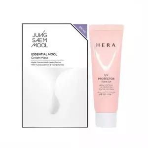 정샘물 마스크 시트팩 1매+헤라 UV프로텍터 톤업 SPF50+/PA++++ 40ml