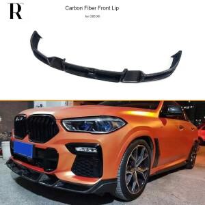 LD 스타일 카본 파이버 프론트 범퍼 턱 립 스플리터 (BMW G06 X6 M 패키지 19-23년식 Pre-LCI용)