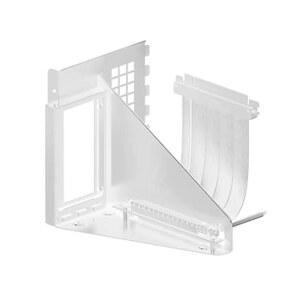 ARCTIC Accelero Vertical GPU 마운트(흰색) u2013 마운트 PCIe 5.0 x 16 라이저 케이블(160mm) 최대 3개 슬롯까지 모든 길이의 그래픽 카드 지원 7개의 PCI 슬롯 필요 흰색 화이트