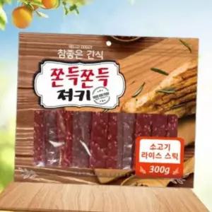 참좋은간식 쫀득쫀득 져키 소고기 라이스 스틱 300g