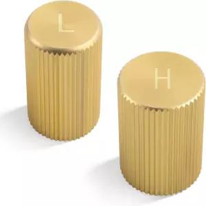 2PCS 자동차 AC 저압 포트 캡 및 고압 밀봉 링이 있는 브라스 밸브 밀폐 방진 ACS 서비스 액세서리 R134A