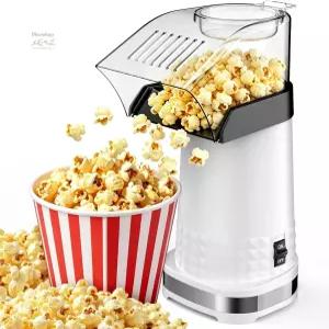 4.5Qt 핫 에어 팝콘 포퍼 - 버터 멜팅 트레이 계량컵 및 원터치 스위치가 포함된 프리 머신 가정용 ETL